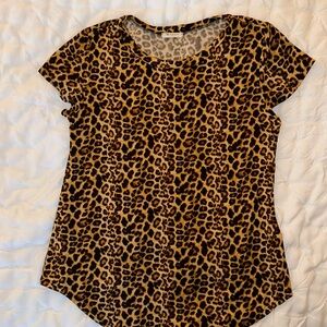 Leopard SS top from Bombom